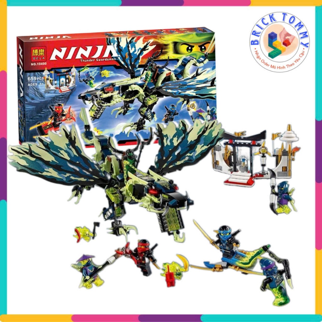Đồ chơi lắp ráp Ninjago rồng của Morro season 5 10400 | 701 chi tiết