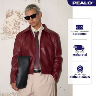  Áo khoác da khoá zip YKK PEALO chất liệu microfiber form crop - Bassline Jacket 