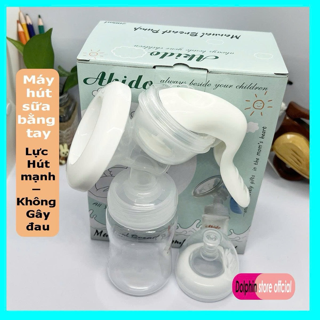Máy hút sữa cầm tay Akido(Dolphin) 200ml lực hút mạnh