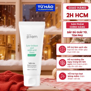  Sữa rửa mặt Make P:rem Safe Me làm sạch dịu nhẹ Make Prem Cleansing 50 100ml - Từ Hảo 