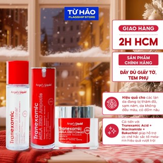  Bộ Sản Phẩm Toner - Serum - Kem Dưỡng Giảm Thâm Nám Chuyên Biệt Angel's Liquid Tranexamic Acid Mela Zero - TỪ HẢO 