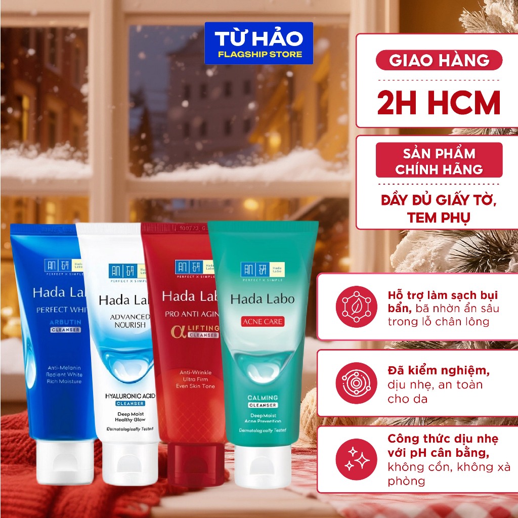 Sữa rửa mặt Hada Labo dưỡng ẩm, dưỡng trắng  80g - Từ Hảo | BigBuy360 - bigbuy360.vn
