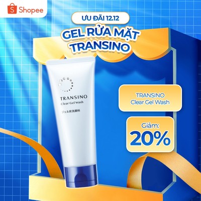 GEL RỬA MẶT - TRANSINO Clear Gel Wash 110g