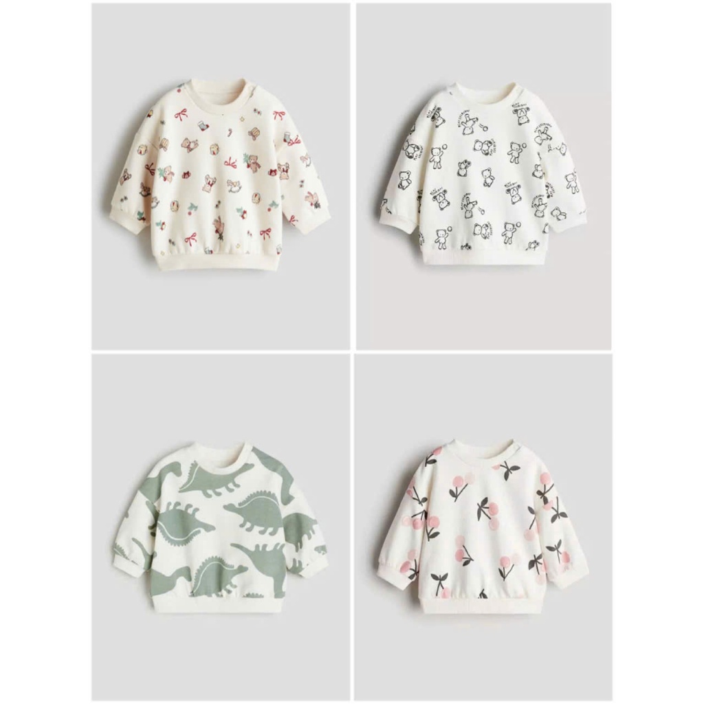 [Auth] Áo nỉ bé trai bé gái HM Auth săn sale