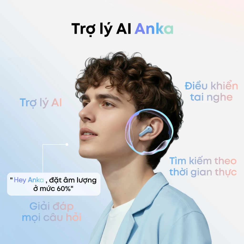 Tai nghe Bluetooth Anker Soundcore R60i NC Chống Ồn Chủ Động ANC, Hi-Res Audio, LDAC, Pin 50H (Bảo Hành 18 Tháng) | BigBuy360 - bigbuy360.vn