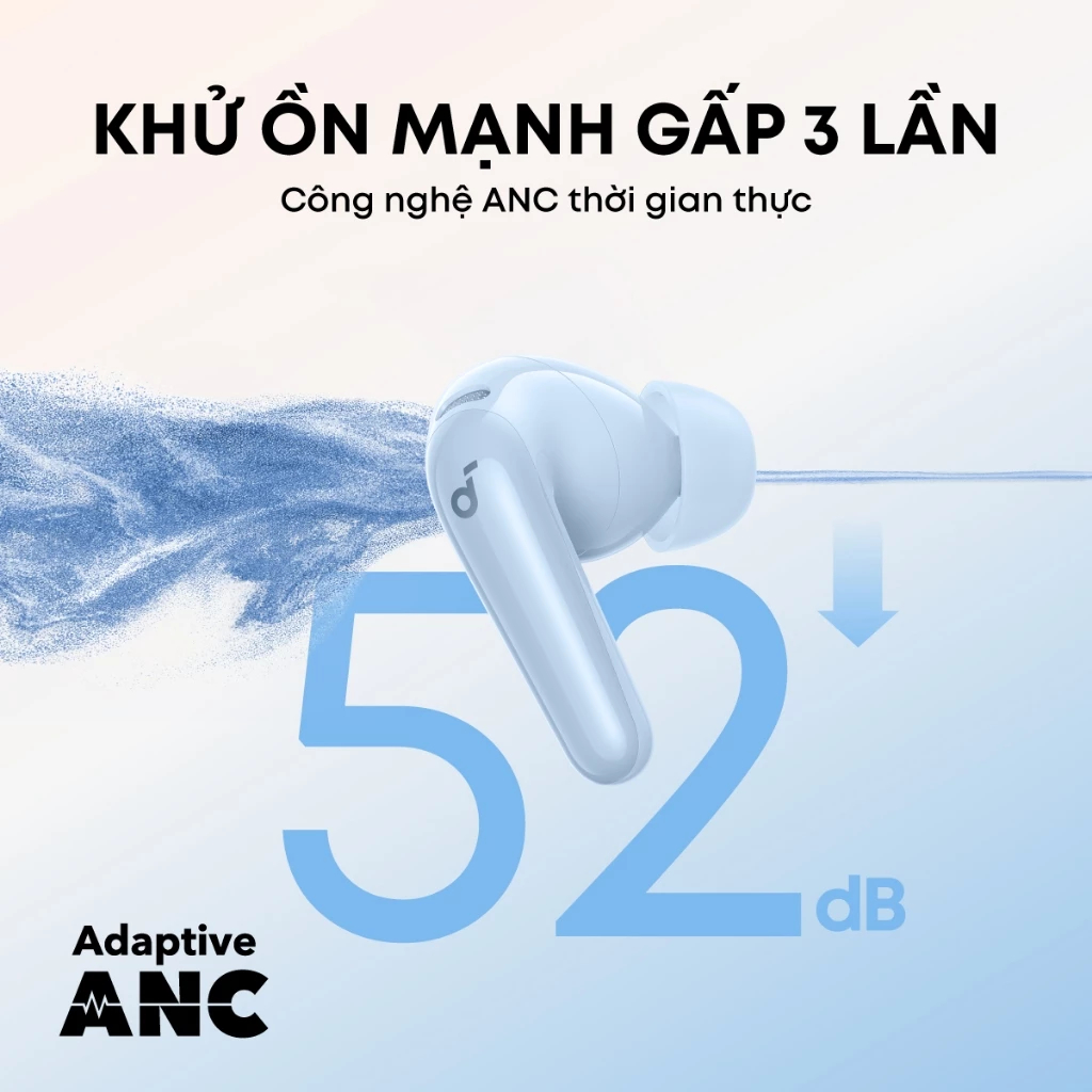 Anker D1202 Soundcore R60i NC Tai nghe Bluetooth 6.1 Chống Ồn Chủ Động | Pin 30H | Sạc Nhanh | Độ Trễ Thấp - BH 18 tháng | BigBuy360 - bigbuy360.vn