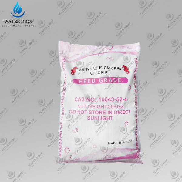 Khoáng Canxi Clorua (CaCl2 khan) - Calcium Chloride Anhydrous (25kg/bao) cung cấp canxi cho vật nuôi