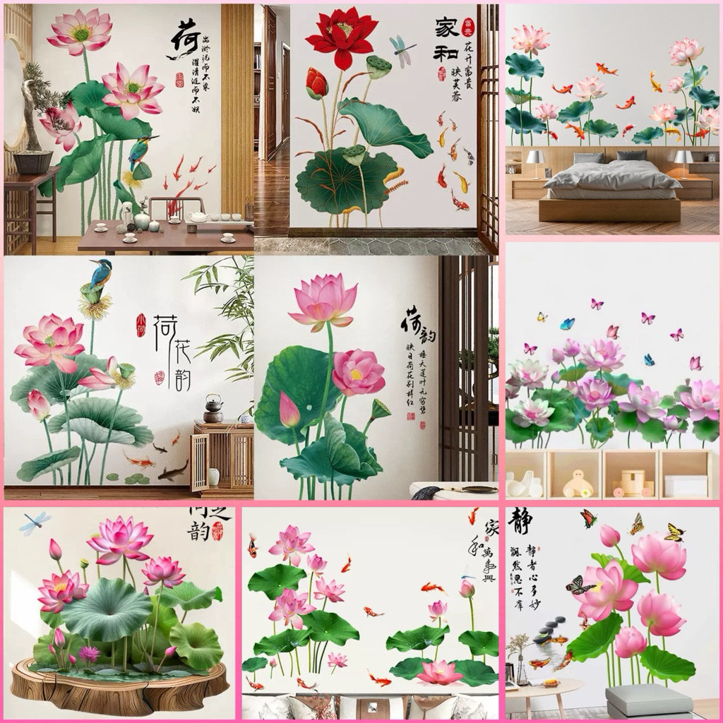 Decal Dán Tường Trang Trí phòng khách