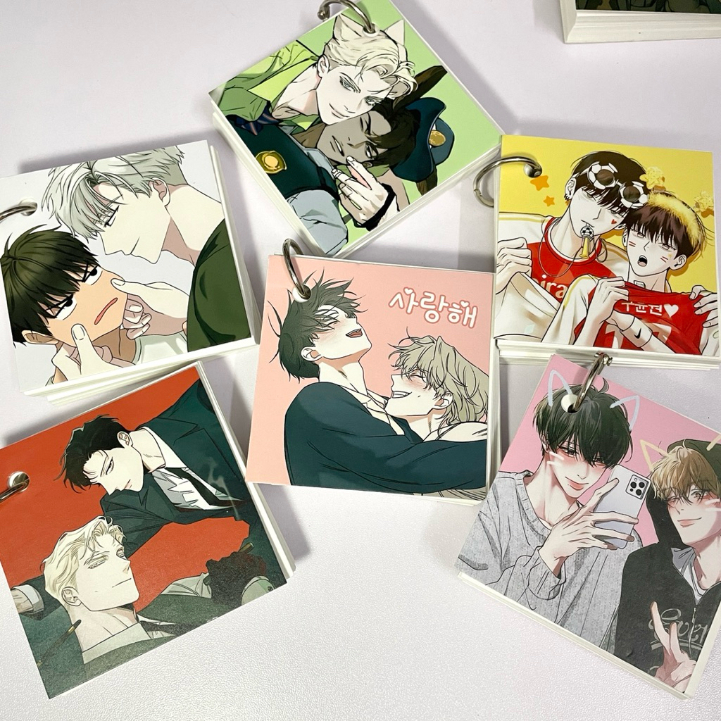 Flashcard ghi chú từ vựng manhwa Passion, Lowtide in twilight, Checkmate,…