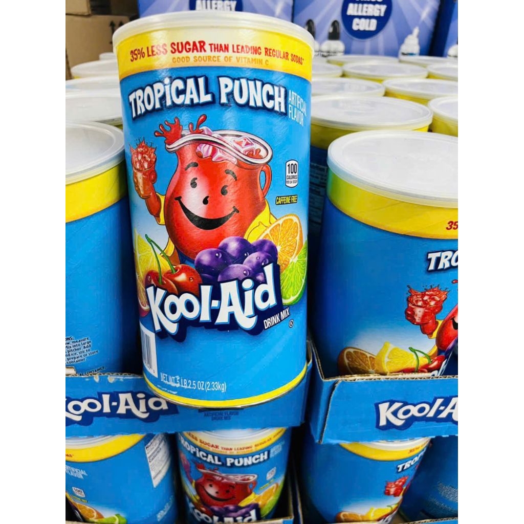 Hàng Mỹ date T10.2026 - Bột pha nước uống Kool-Aid