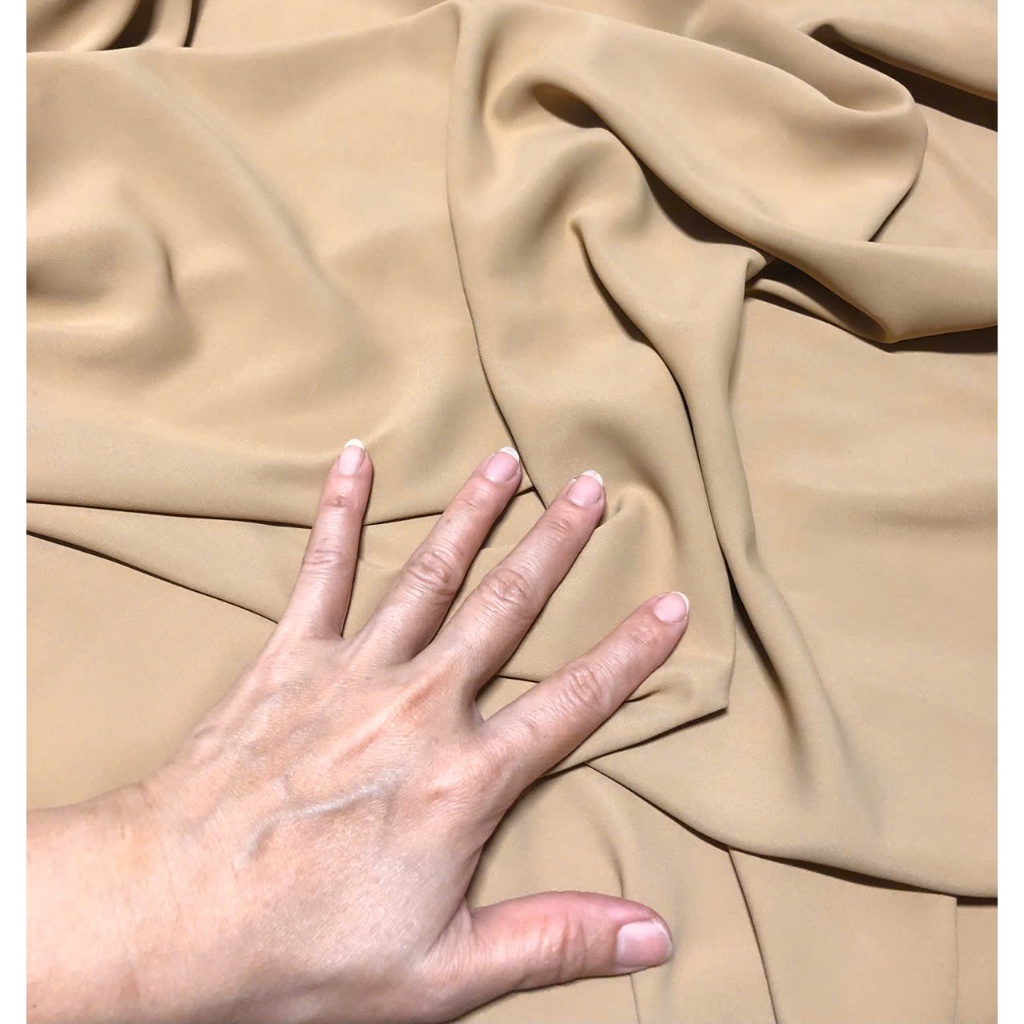 C830 - Vải Lụa Ngọc bích màu da đậm (2.1m x 1.5m), co dãn