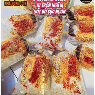   Vị Cay Vừa  Set 5 Gói BÁNH TRÁNG TỰ TRỘN Ngũ Vị Có Sốt Bò Cực Ngon Ăn Vặt 