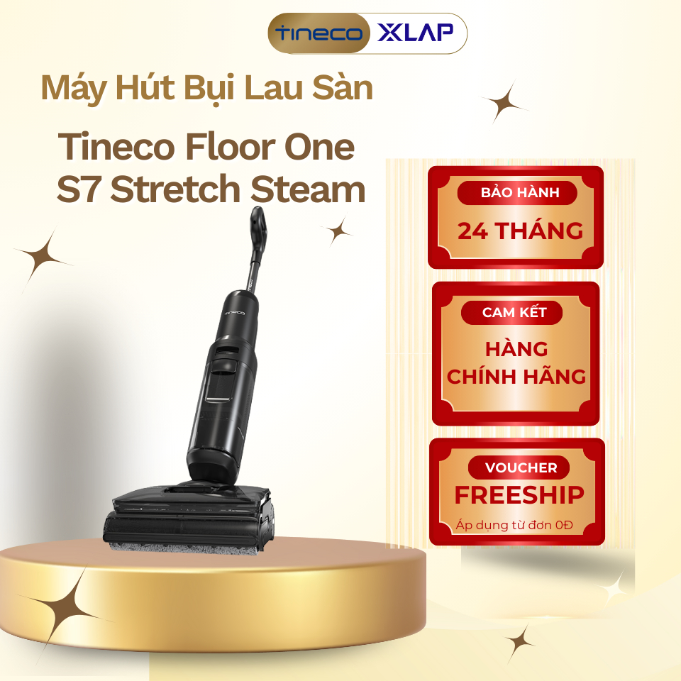 Máy Hút Bụi Lau Sàn Tineco Floor One S7 Stretch Steam - Hàng chính hãng