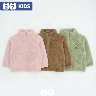  Áo khoác lông cừu san hô cho bé trai bé gái 27Kids áo ấm mùa đông cho trẻ 4-14 tuổi ULCO2 
