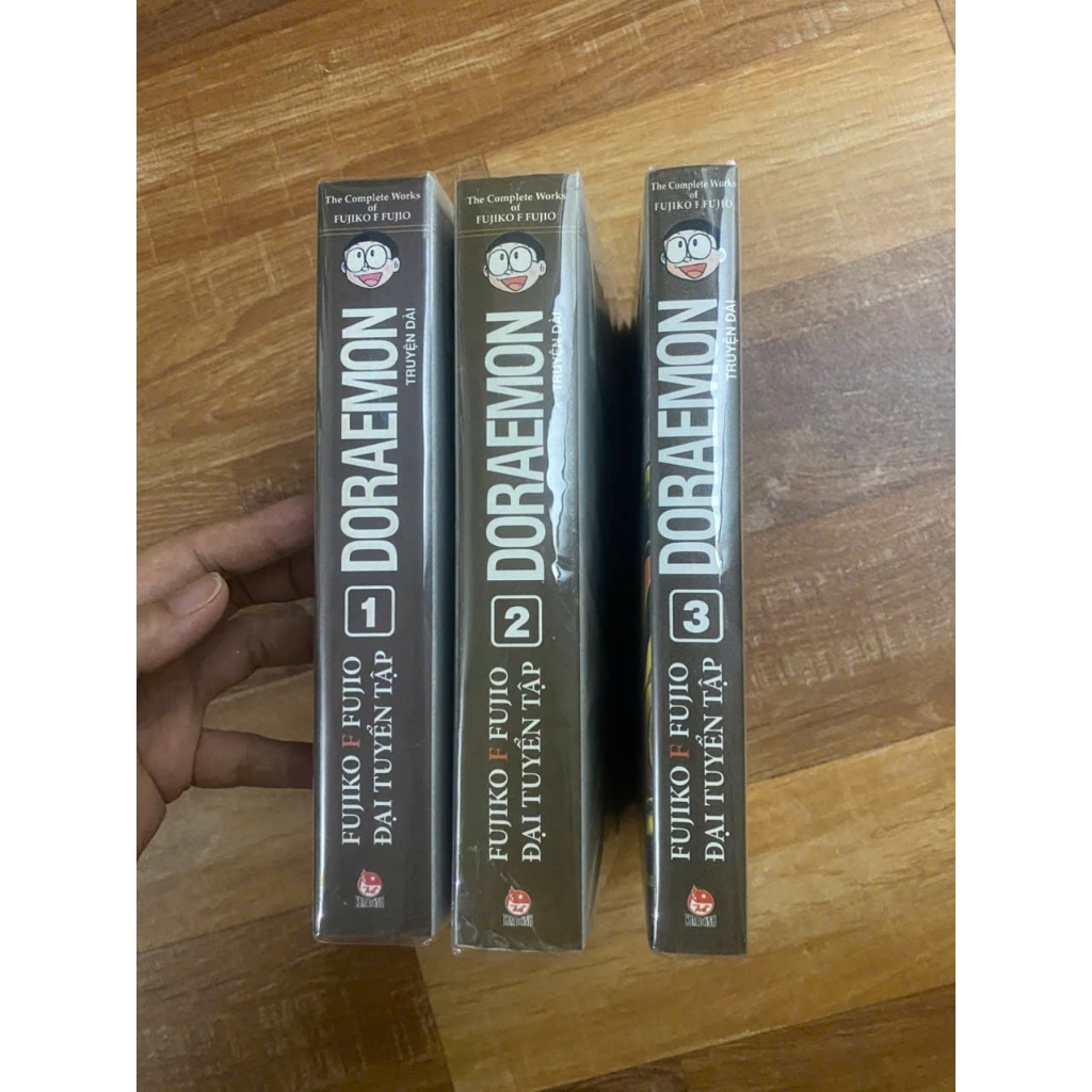 (đại tuyển tập) Bộ 3q vở tr.tr cũ Doraemon Doremon đại tuyển tập dài Tập 1-3
