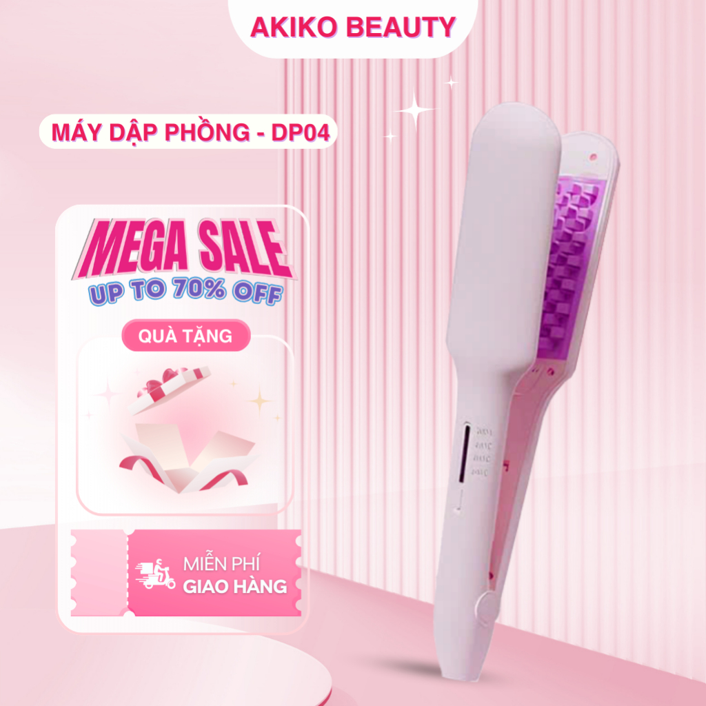 Máy Dập Phồng Chân Tóc DP04,  Máy Dập Xù Chân Tóc Tạo Độ Phồng Tự Nhiên Và Không Làm Hư Tổn Tóc