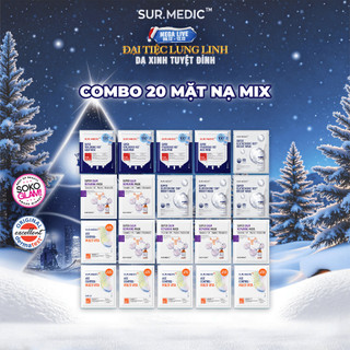  COMBO 20 Mặt Nạ Hỗ Trợ Dưỡng Sáng SUR.MEDIC+ Mask 30gx10 