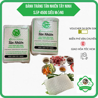  1 xấp bánh tráng mỏng Tân Nhiên  450gr  cuốn rau sống thịt luột chính gốc Tây Ninh 