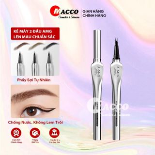  Bút Kẻ Mày Mắt Phẩy Sợi Lông Mi Lông Mày 2 Đầu AMG - Phẩy Sợi Siêu Tự Nhiên Chống Nước Chống Trôi 