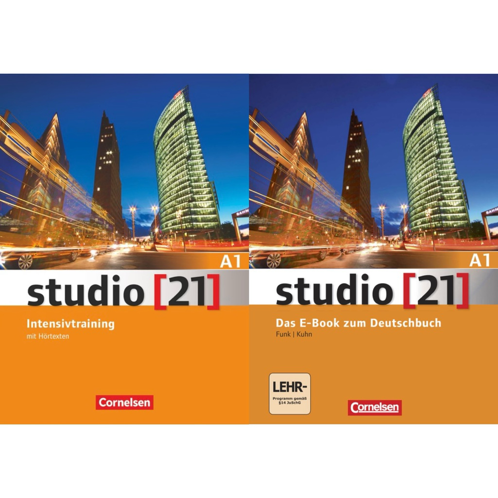 Combo sổ Studio 21A1 Intensivtraining và sổ Studio 21A1 Das E-book Zum Deutschbusch