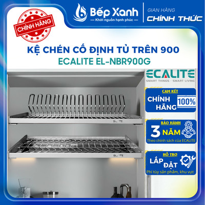 [FREESHIP HCM] Kệ chén cố định tủ trên Ecalite EL-NBR900G - Tủ phù bì 900mm