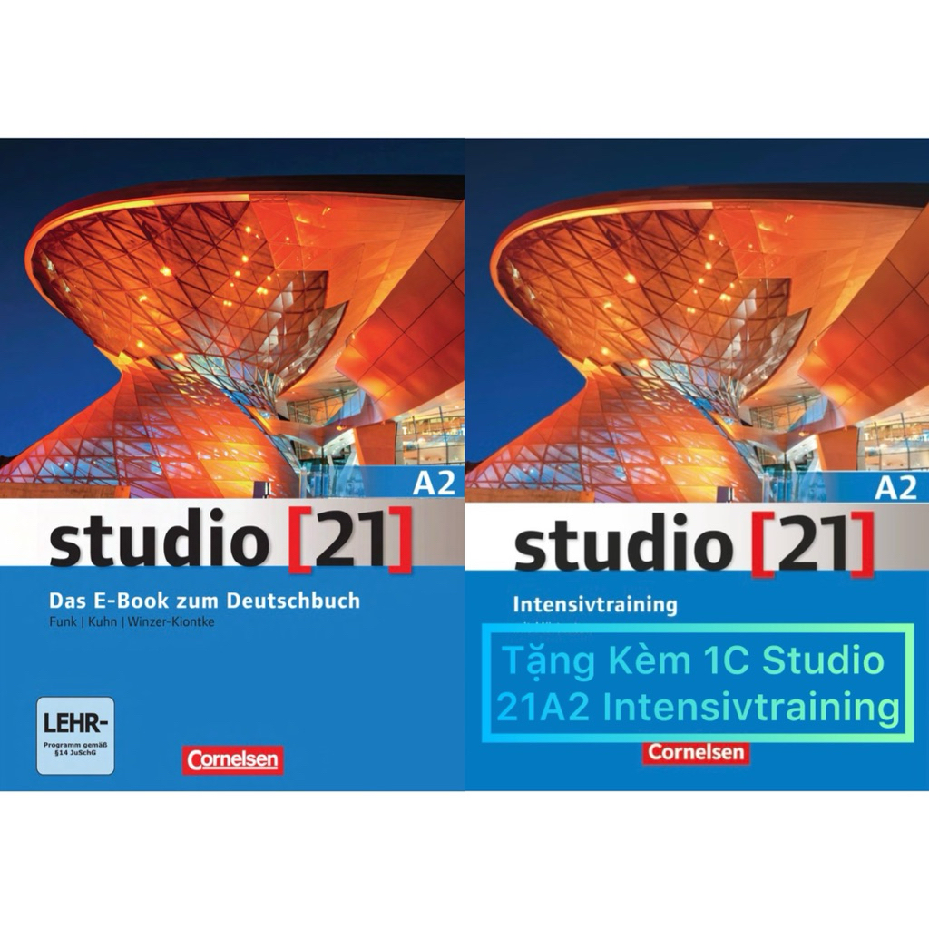Sổ Studio 21 A2 Das E-book Zum Deutschbusch [Tặng kèm 1C Studio 21 B1 Intensivtraining]