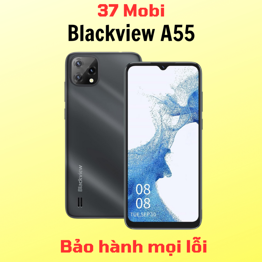 [Máy Cũ] Điện thoại Blackview A55 màn 6.53 inch - Helio A22 pin 4780mAh Android 11