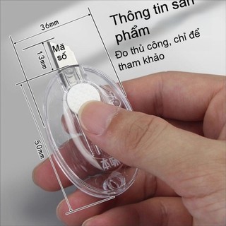 Dao dọc giấy mini/ Dao dọc M&G mini trong suốt dụng cụ văn phòng phẩm đáng yêu có lỗ để móc chìa khóa