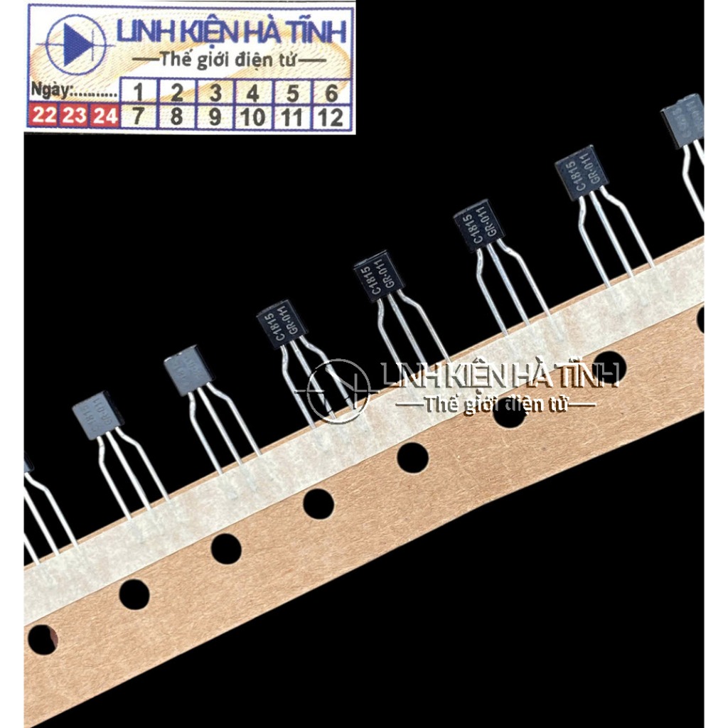 50 con transistor bán dẫn C1815 chân đồng - AL16