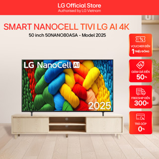  Smart NanoCell Tivi LG AI 4K 50 inch 50NANO80ASA - Model 2025 