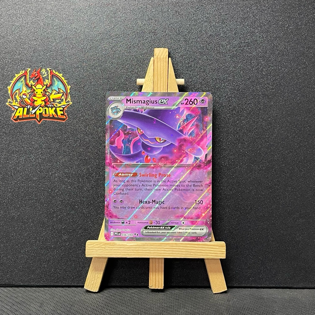 [ AllPoke ] Thẻ Bài Pokemon TCG,Mismagius ex - 036/094 -M-NM