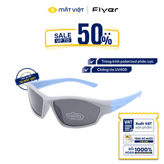 Kính Mát Trẻ Em FLYER F51817 C17, Kính Mát Nhựa Tổng Hợp, Kính Mát Chữ Nhật, Mắt Kính Chính Hãng Mắt Việt