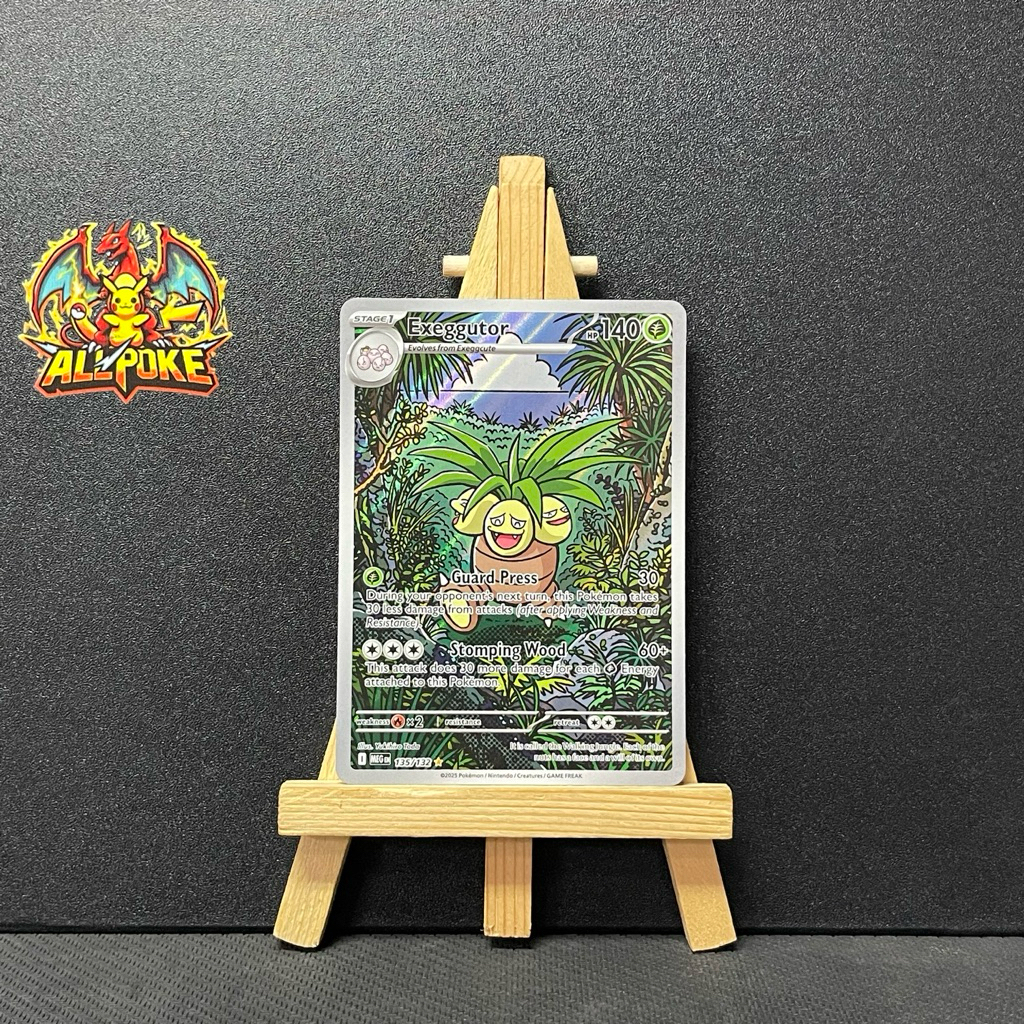 [ AllPoke ] Thẻ Bài Pokemon TCG,Exeggutor - 135/132-M-NM