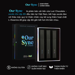  Our Sync Socola Đen Thảo Mộc Cao Cấp Kết Hợp L-Theanine 200mg – Trải Nghiệm Thư Thái & Hài Hòa Khi Thưởng Thức 
