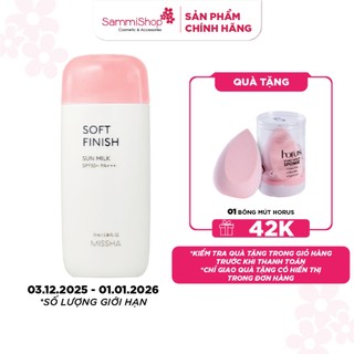  Missha Sữa chống nắng Soft Finish Sun Milk SPF50+ PA+++ 70ml 