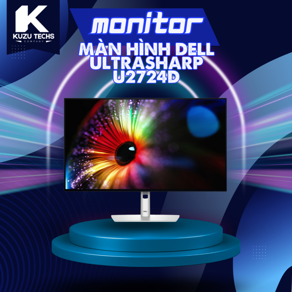 MÀN HÌNH Dell UltraSharp U2724D 27.0 inch - 2K - IPS - 120Hz - 5ms CHUYÊN LÀM ĐỒ HỌA SIÊU ĐẸP