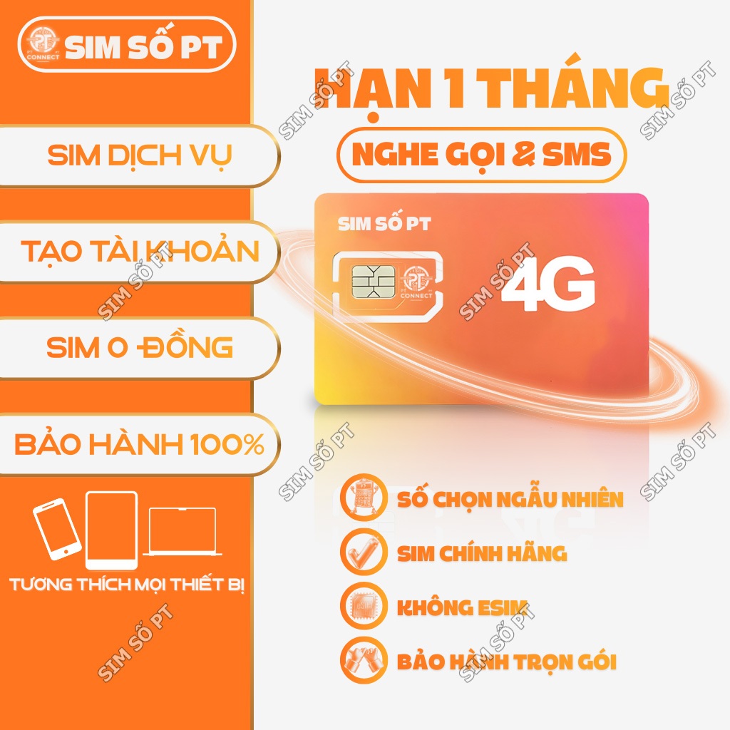 Sim Vietnamobile chưa dịch vụ - Sim trắng
