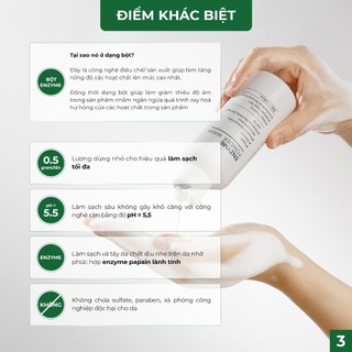 Bột rửa mặt Dr Pluscell - Enzyme Powder Wash 50g
