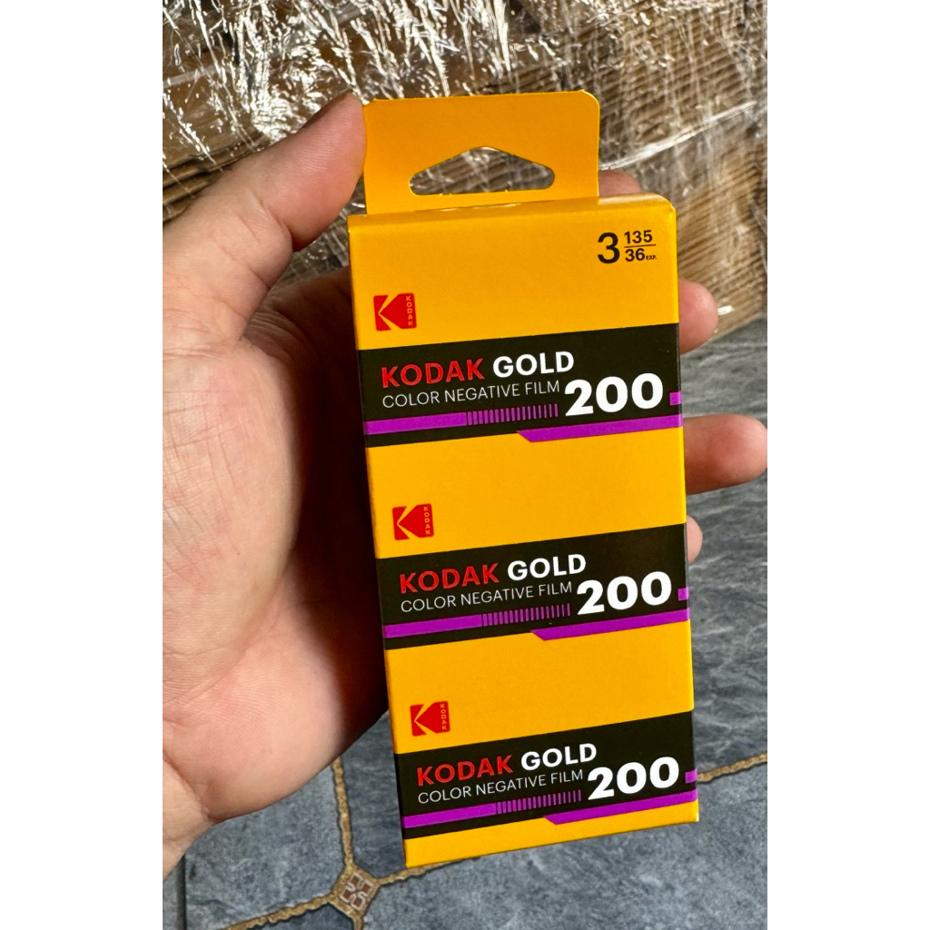 [phim mới] combo pack 3 cuộn Kodak Gold 200 36exp Date 02/2028 film 35mm