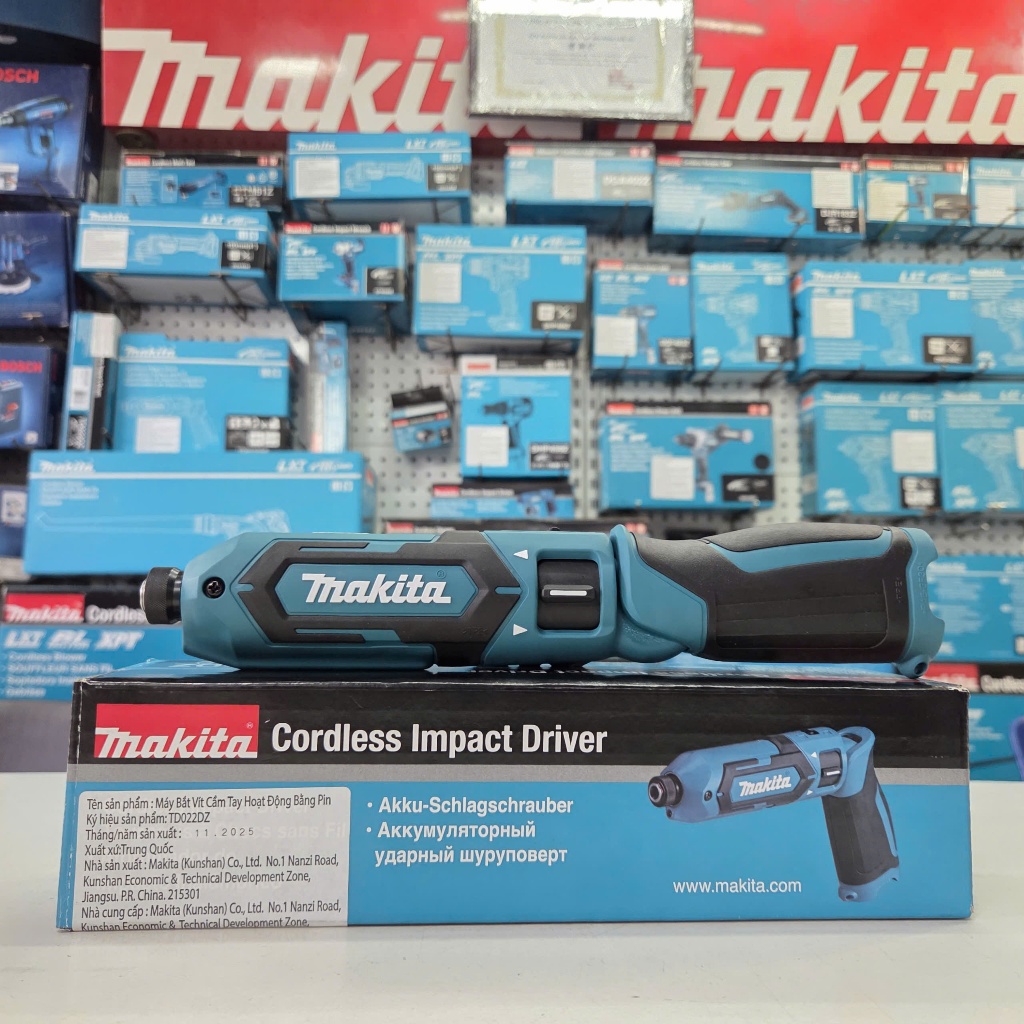 MÁY VẶN VÍT GẬP DÙNG PIN 7.2V MAKITA TD022DZ (CHƯA PIN&SẠC)
