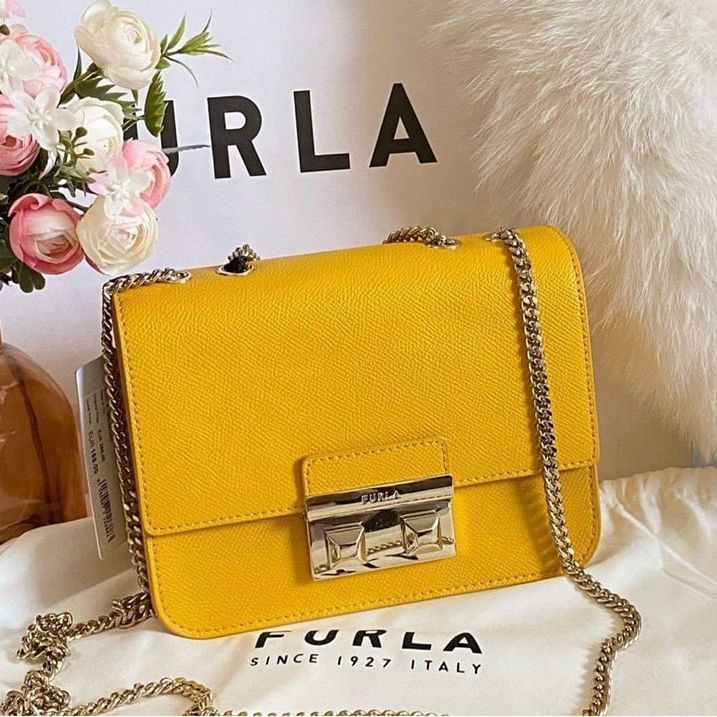Túi Furla vàng auth