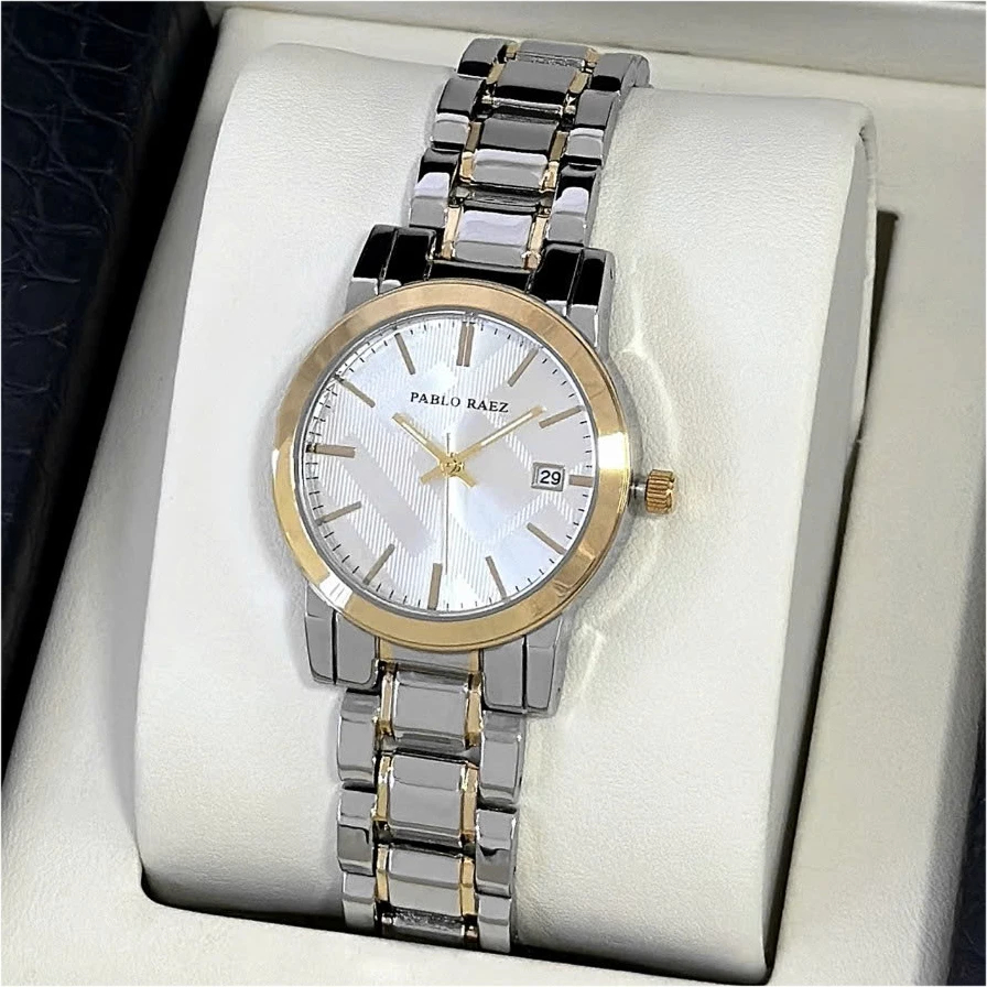 [Peinn] Đồng hồ nữ dây thép PABLO RAEZ có lịch phát sáng chống thấm nước 34mm Z566 CARIENT