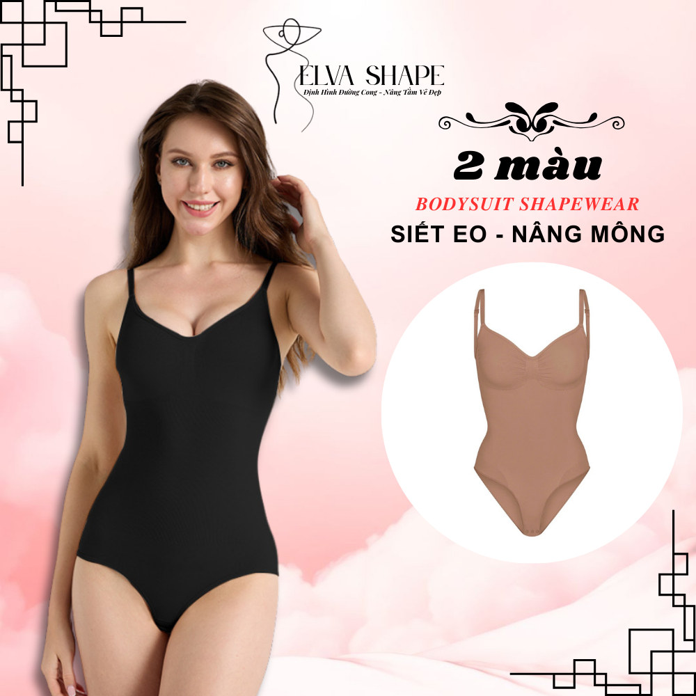 NAOMI Bodysuit Shapewear Áo Định Hình Tạo Thắt Eo Áo Liền Thân Điêu Khắc Eo M01