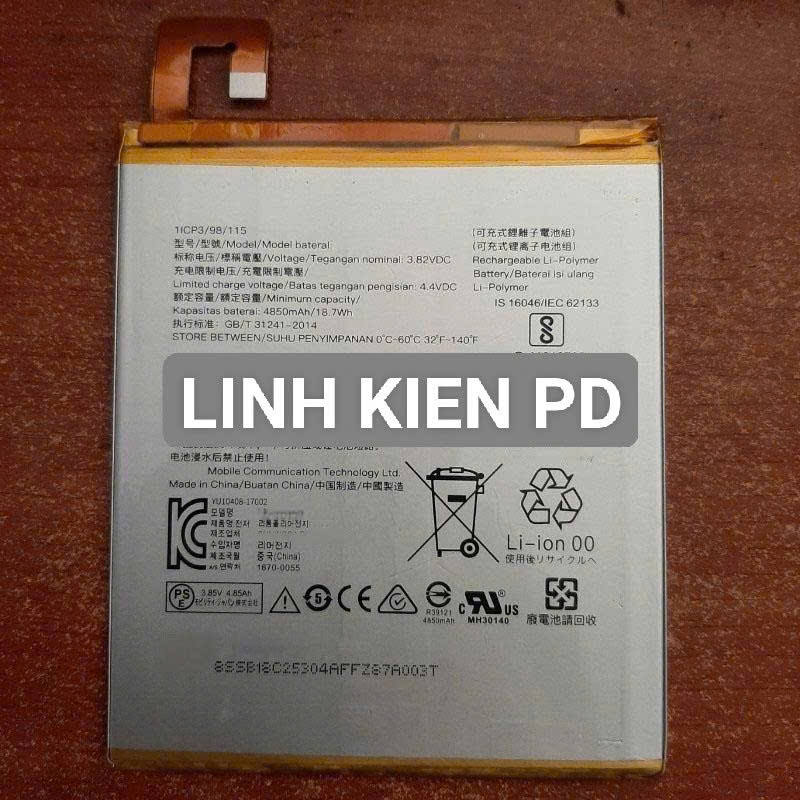 Pin thay thế mtb lnv Tab 8504X TAB4 8 TAB 4 8 TB 8504X Tab E10 TB X104L tab 4 8 plus TB 8504N L16D1P