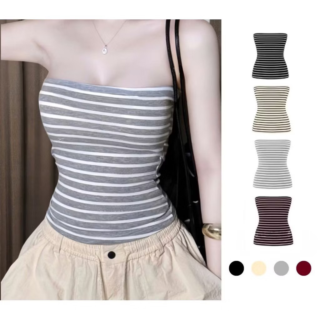 Áo Ống Sọc Ngang Form Ôm Body | BigBuy360 - bigbuy360.vn