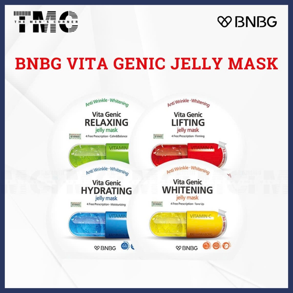 Hỏa tốc BNBG - Hộp 10 Mặt Nạ Hàn Quốc BNBG Trắng Da, Phục Hồi, Chống Lão Hóa, Dưỡng Ẩm chuyên sâu BN