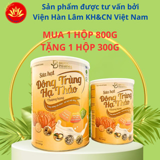  Sữa hạt Đông Trùng Hạ Thảo Sữa nghệ Nano Curcumin 900g sản phẩm Khoa Học Công Nghệ 