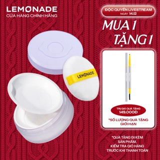   LS  Combo Lemonade Phấn Phủ Supermatte No Makeup Loose Powder 9g & Chì kẻ mày siêu mảnh Micro Eyebrow 0,1g 