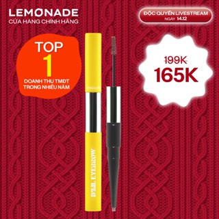   LIVESTREAM KOL  Chì kẻ mày 2 đầu LEMONADE DUAL Eyebrow 2.75g 