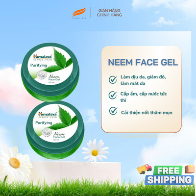 [Himalaya x KOL] COMBO 2 Gel dưỡng ẩm làm dịu mát da Himalaya Purifying Neem Face Gel 100ml x2